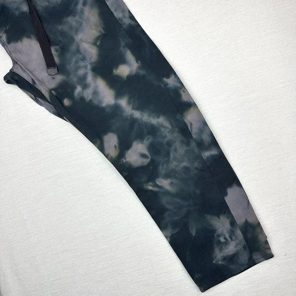 Clot Apparel Tie Dye Cavas Pants Belted Carpenter Men Medium Black Gray Tan